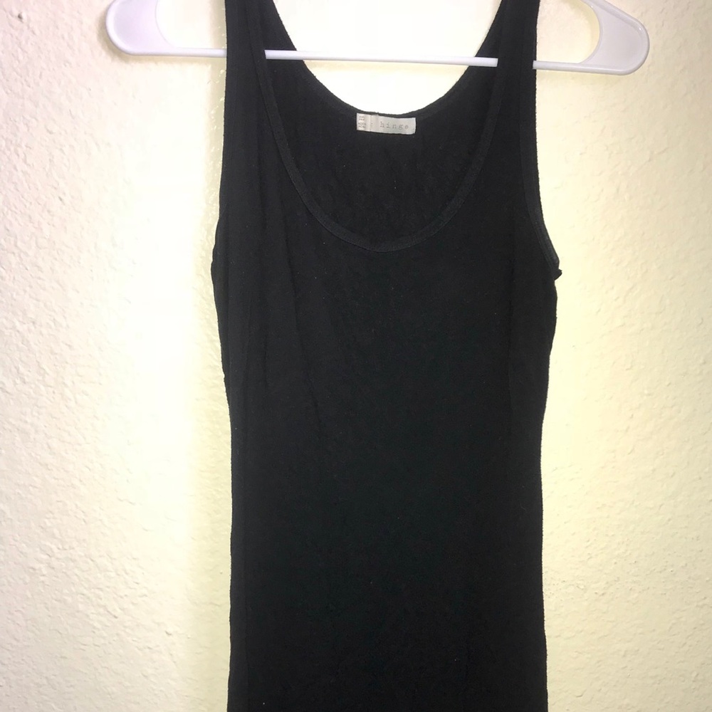 Long black tank
